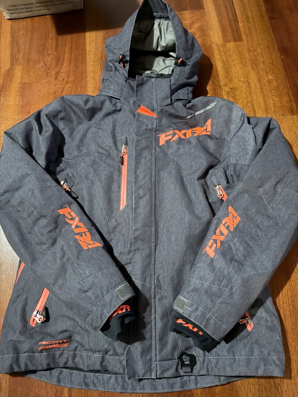 FXR Women's Dark Gray Ski Jacket with Orange Accents